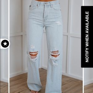 Kan Can arlo high rise wide leg jeans